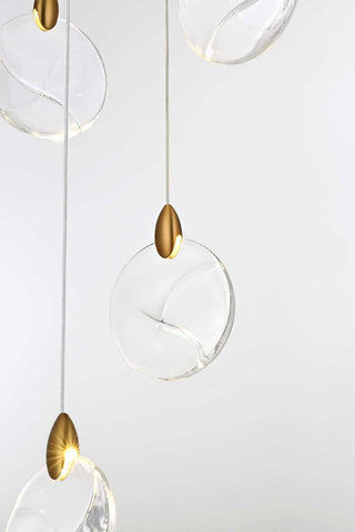 Avery LED Chandelier in Satin Gold