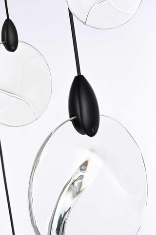 Avery LED Chandelier in Black