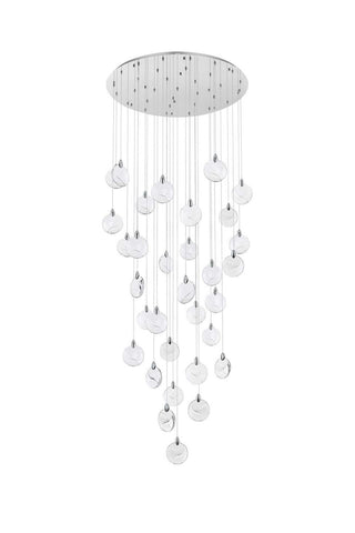 Avery LED Chandelier in Chrome