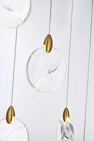 Avery LED Chandelier in Satin Gold