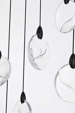 Avery LED Chandelier in Black