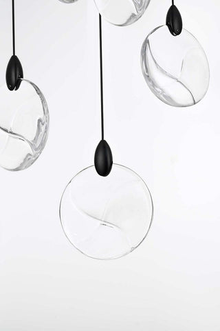 Avery LED Chandelier in Black