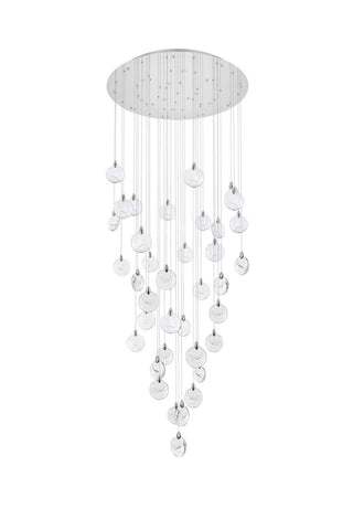 Avery LED Chandelier in Chrome