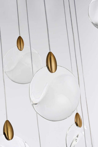 Avery LED Chandelier in Satin Gold
