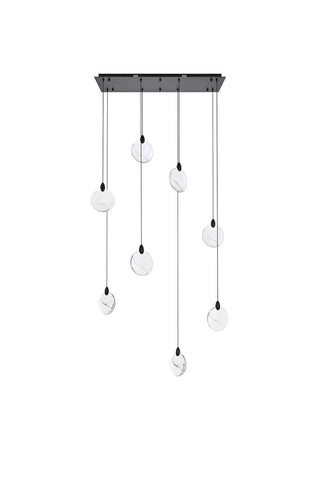 Avery LED Pendant in Black