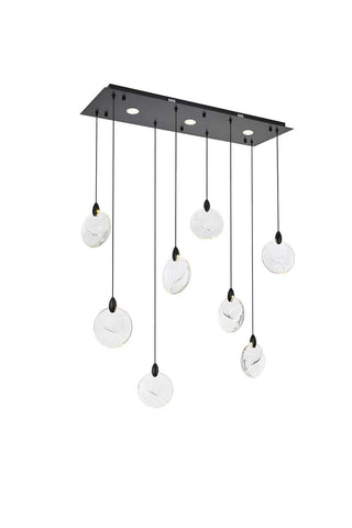 Avery LED Pendant in Black