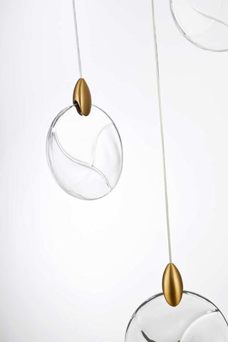 Avery LED Pendant in Satin Gold