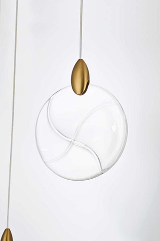 Avery LED Pendant in Satin Gold