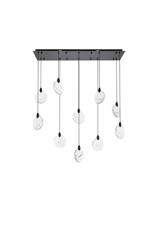 Avery LED Pendant in Black