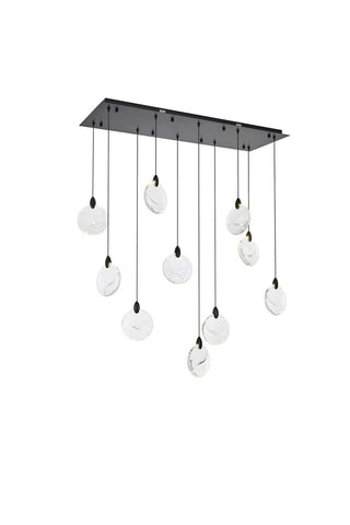 Avery LED Pendant in Black