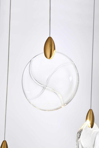 Avery LED Pendant in Satin Gold