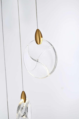 Avery LED Pendant in Satin Gold