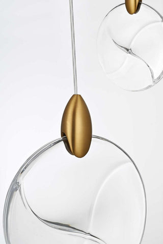 Avery LED Pendant in Satin Gold