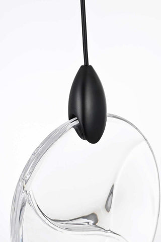 Avery LED Pendant in Black