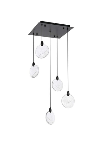 Avery LED Pendant in Black