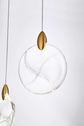Avery LED Pendant in Satin Gold