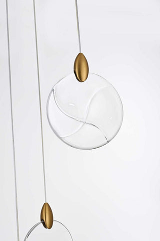 Avery LED Pendant in Satin Gold