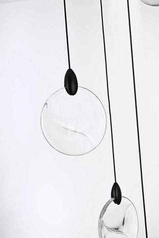 Avery LED Pendant in Black