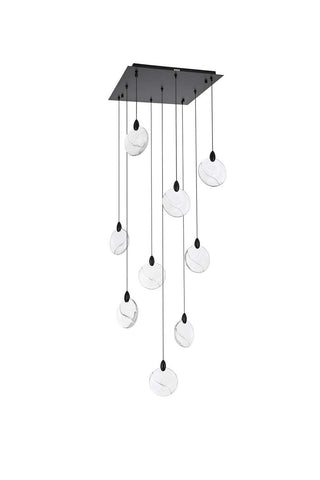 Avery LED Pendant in Black