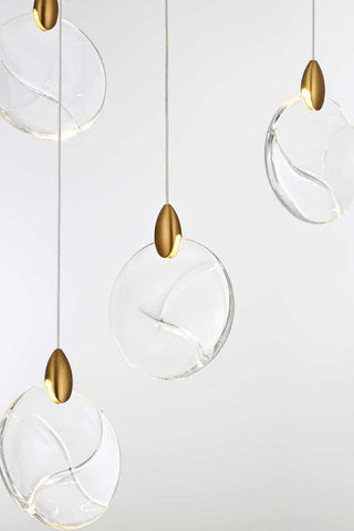 Avery LED Pendant in Satin Gold