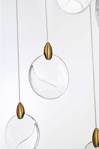 Avery LED Pendant in Satin Gold