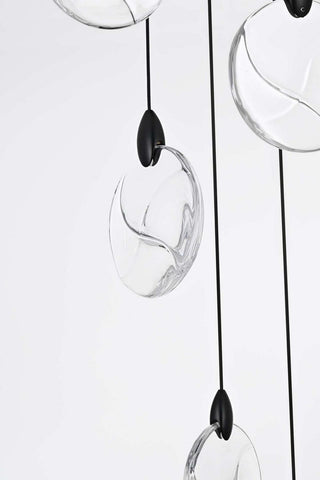 Avery LED Pendant in Black
