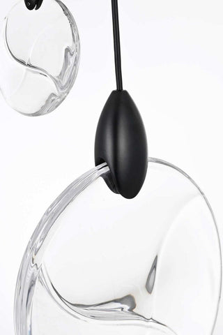 Avery LED Pendant in Black