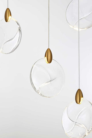 Avery LED Pendant in Satin Gold