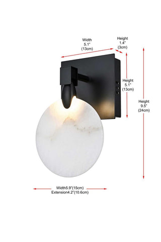 Avery LED Wall Sconce in Black