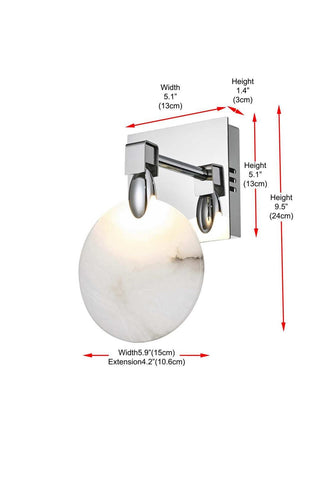 Avery LED Wall Sconce in Chrome
