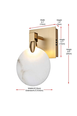 Avery LED Wall Sconce in Satin Gold