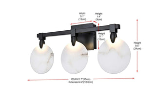 Avery LED Wall Sconce in Black