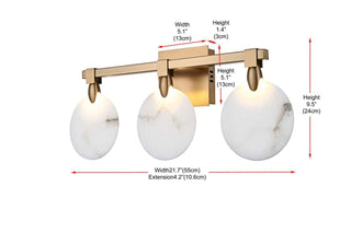 Avery LED Wall Sconce in Satin Gold