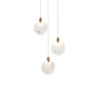 Avery LED Pendant in Satin Gold