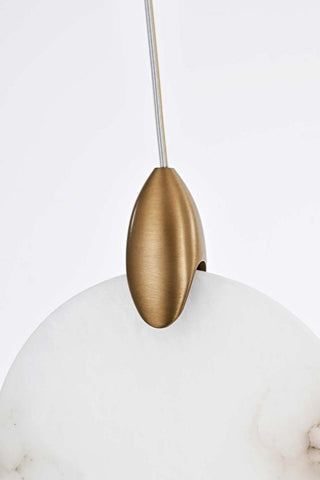Avery LED Pendant in Satin Gold