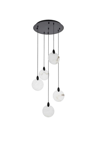 Avery LED Pendant in Black