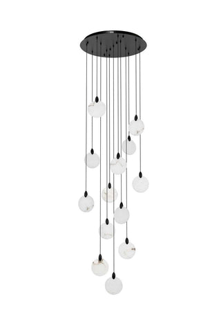 Avery LED Pendant in Black