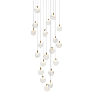 Avery LED Chandelier in Satin Gold