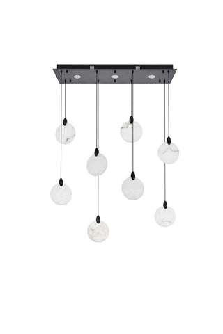 Avery LED Pendant in Black