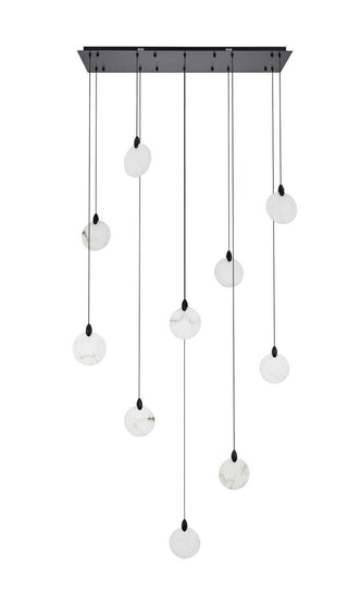 Avery LED Pendant in Black