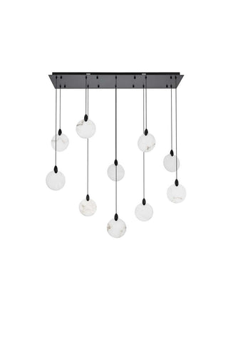 Avery LED Pendant in Black