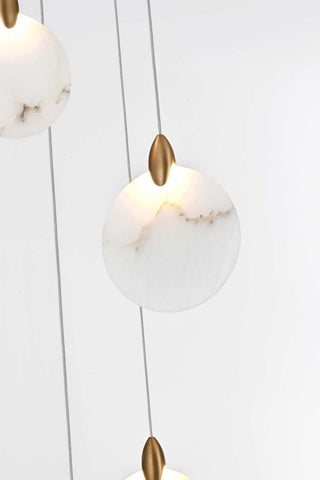 Avery LED Pendant in Satin Gold