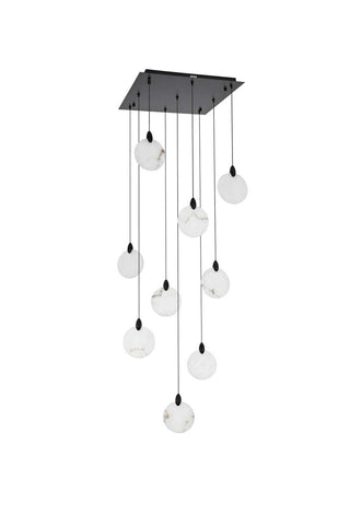 Avery LED Pendant in Black