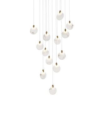 Avery LED Pendant in Satin Gold