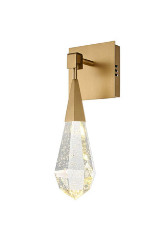 Amora LED Wall Sconce in Satin Gold