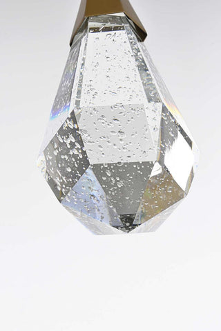Amora LED Pendant in Satin Gold