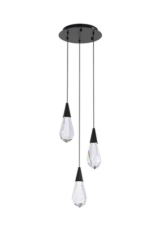 Amora LED Pendant in Black