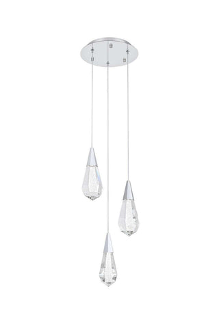 Amora LED Pendant in Chrome