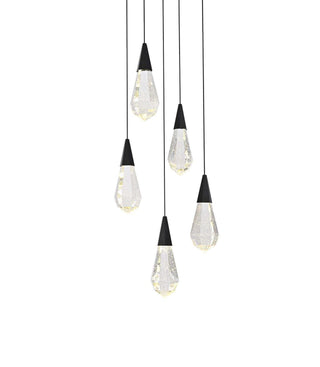 Amora LED Pendant in Black