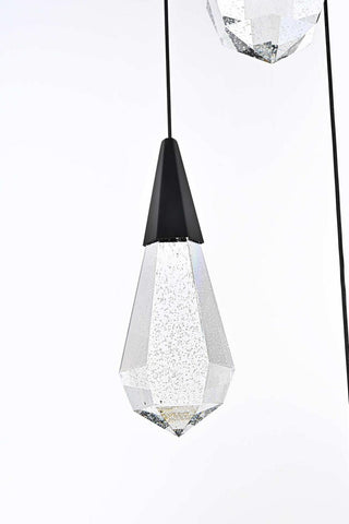 Amora LED Pendant in Black